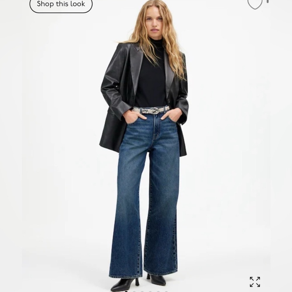 Madewell Women’s Superwide Leg Denim Jeans. Size 25. NWT